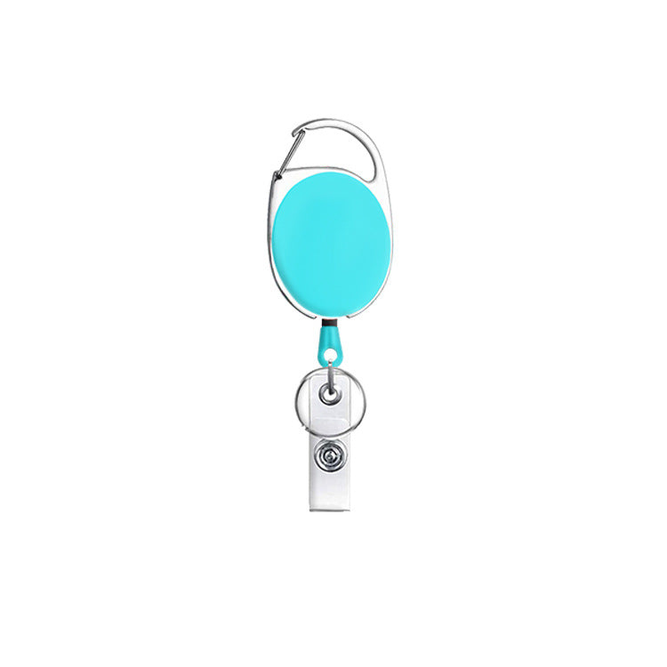 Wholesale Colorful Zinc Alloy Telescopic High Rebound Easy Pull Keychain Card Holder